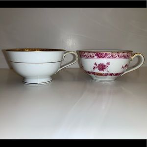 Antique Lot 2 Porcelain Tea Coffee Cups